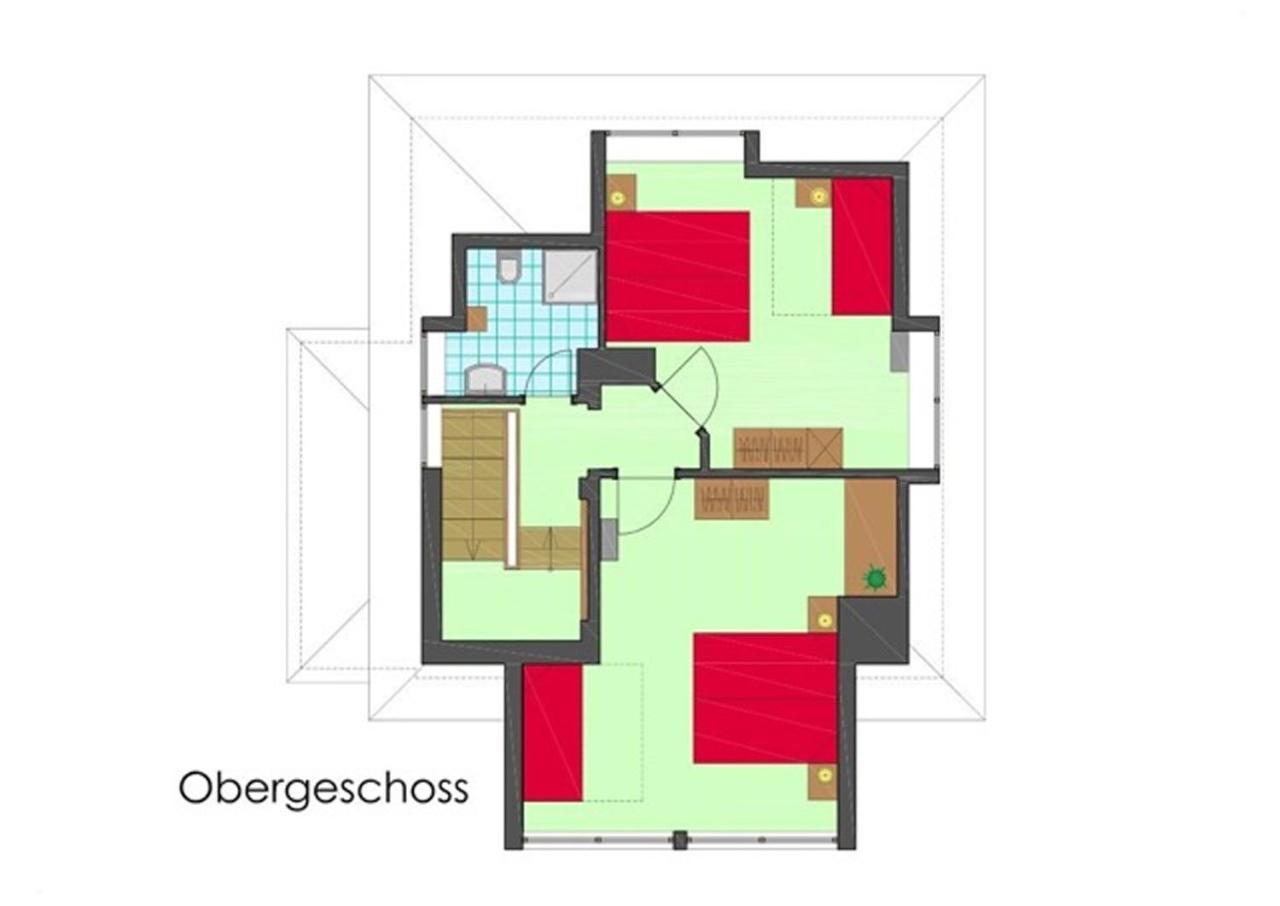 Villa Schnuck - Das Rote Ferienhaus Бад Гащайн Екстериор снимка